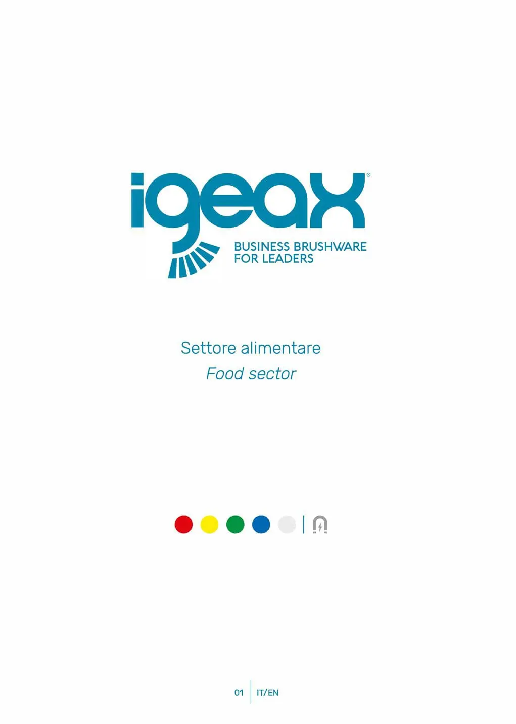 Igeax katalog pripomočki za čiščenje živilska industrija