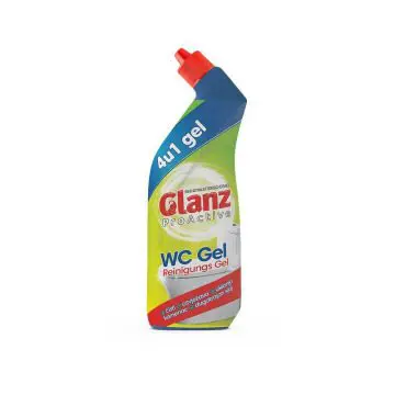 Čistilo za WC školjko Glanz Proactive WC Gel 4v1 700 ml