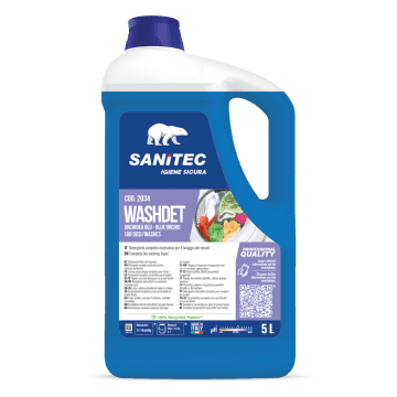 Detergent za perilo Sanitec Washdet 5L modra orhideja