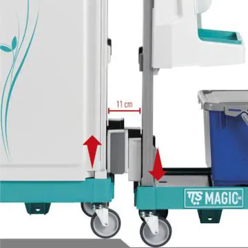 Voziček za čiščenje TTS Magic + R800E