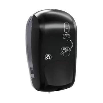 Podajalnik razkužila za straniščno desko Marplast Linea Skin črni