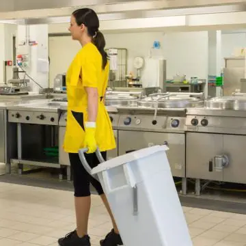 Koš za smeti za kuhinjo TTS 70 L bin beli