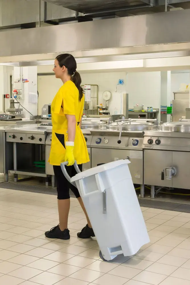 Koš za smeti za kuhinjo TTS 70 L bin beli Koš za smeti za kuhinjo TTS 70 L bin beli