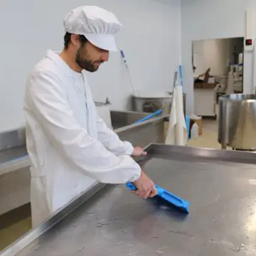 Ročni brisalec Igeax, moder 30cm 1059B živilskopredelovalna industrija