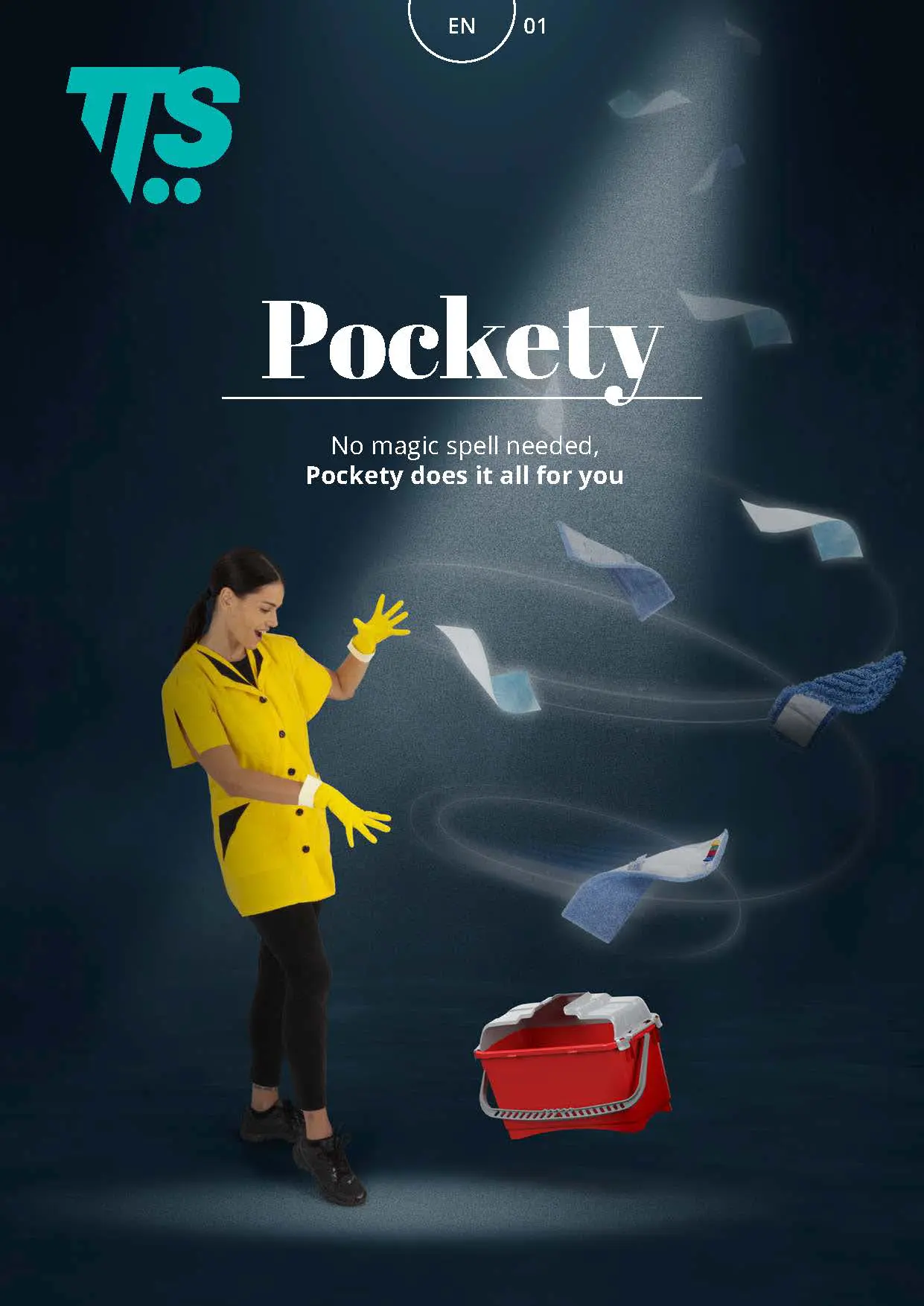 TTS Pockety brezkontaktno čiščenje