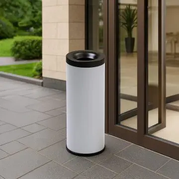 Stoječi pepelnik Mar Plast sivi 25L