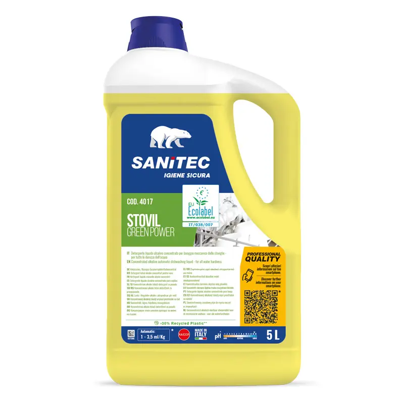 Ekološko čistilo za strojno pomivanje Sanitec Stovil Green Power 5L Ekološko čistilo za strojno pomivanje Sanitec Stovil Green Power 5L