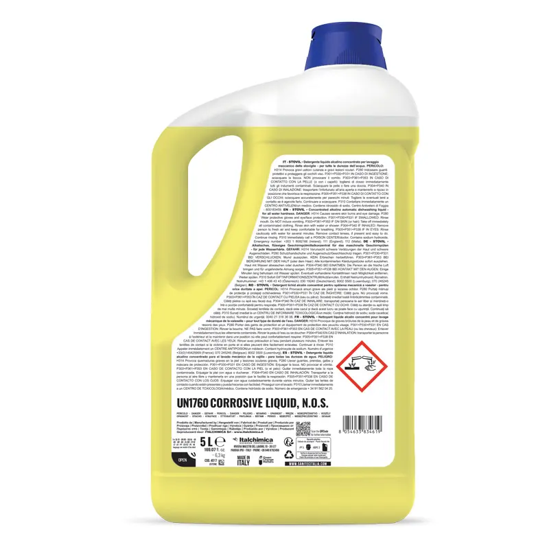 Ekološko čistilo za strojno pomivanje Sanitec Stovil Green Power 5L Ekološko čistilo za strojno pomivanje Sanitec Stovil Green Power 5L