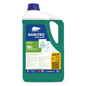 Ekološko izpiralno sredstvo Sanitec Brill Green Power 5L