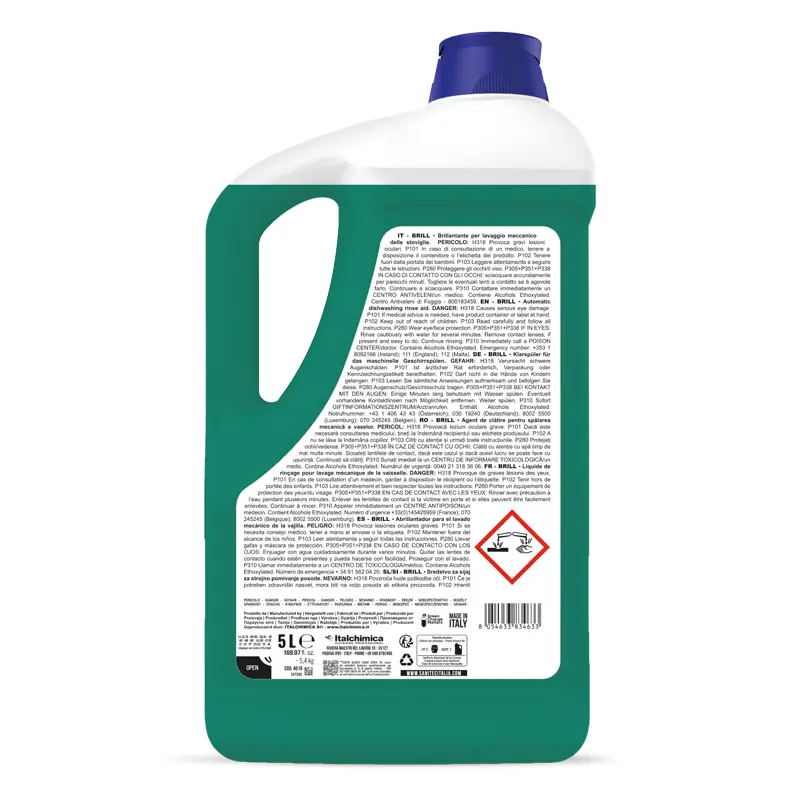 Ekološko sredstvo za sijaj Sanitec Brill Green Power 5L Ekološko sredstvo za sijaj Sanitec Brill Green Power 5L