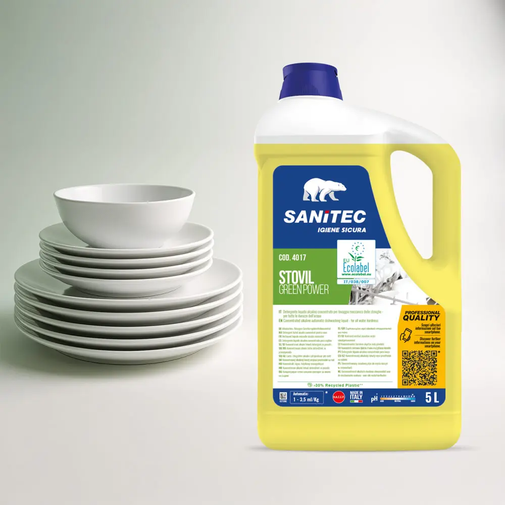 Ekološki detergent za posodo Sanitec Stovil Green Power 5L Ekološki detergent za posodo Sanitec Stovil Green Power 5L