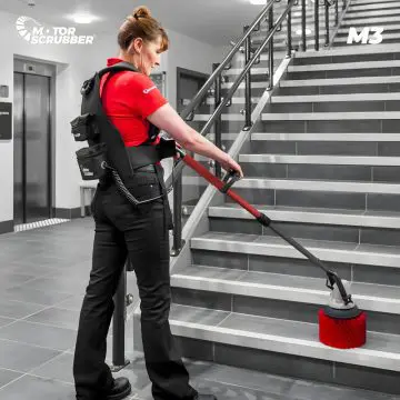 Motorna krtača Motorscrubber M3 čiščenje stopnic