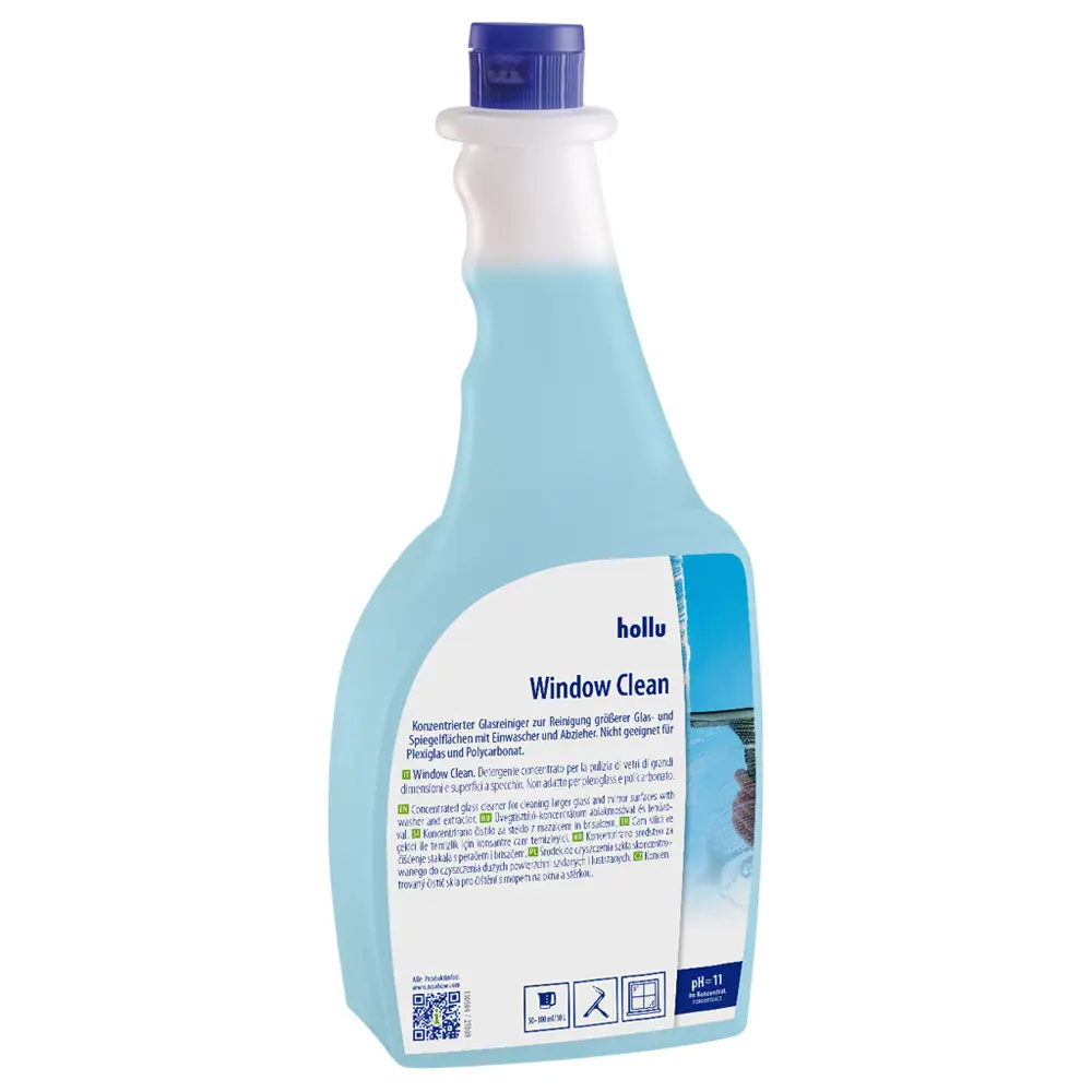 Čistilo za steklo Hollu Window Clean 1L koncentrirano Čistilo za steklo Hollu Window Clean 1L koncentrirano