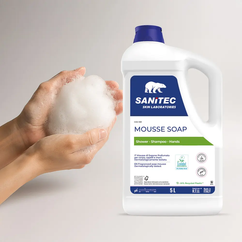 Ekološka milna pena Sanitec Mousse Soap Green Power Ekološka milna pena Sanitec Mousse Soap Green Power