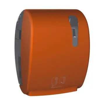 Podajalnik brisač z avtomatskim odrezom senzorski Mar Plast Ecolored Oranžna