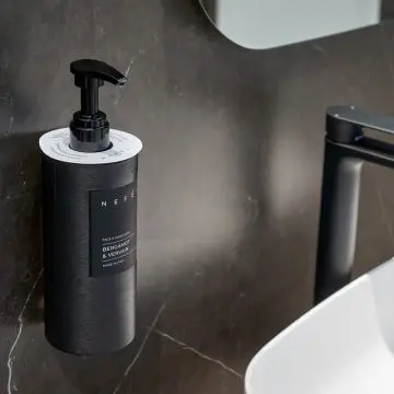 Stenski nosilec mila Nefel Inox hotelsko milo