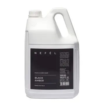 Tekoče milo za roke in obraz Nefel Black Amber 5L