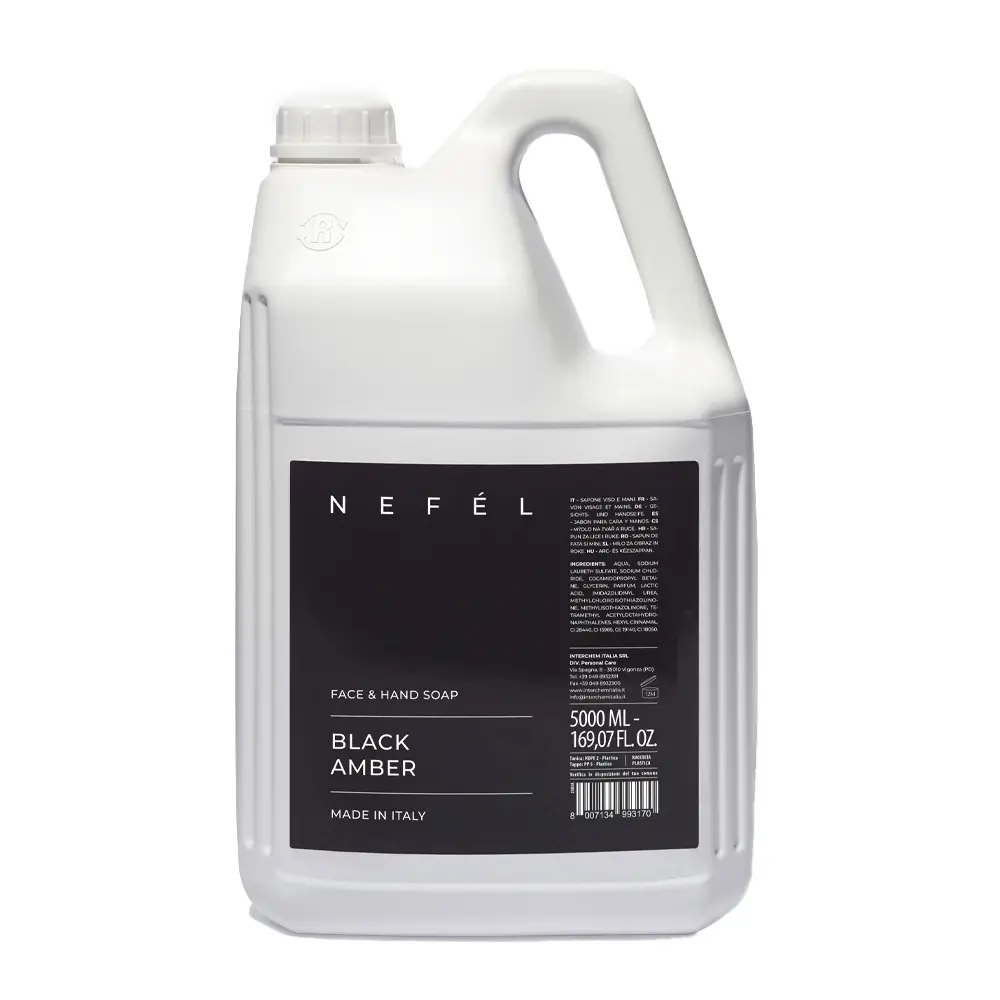 Tekoče milo za roke in obraz Nefel Black Amber 5L Tekoče milo za roke in obraz Nefel Black Amber 5L