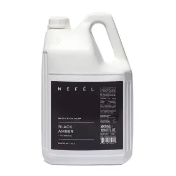 Šampon za lase in telo Nefel Black Amber 5L hotelski