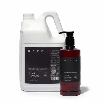 Ekološko tekoče milo za roke in obraz Nefel Silk & Flowers hotelsko