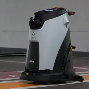 Robotski stroj za čiščenje Gausium Omnie čiščenje garaže