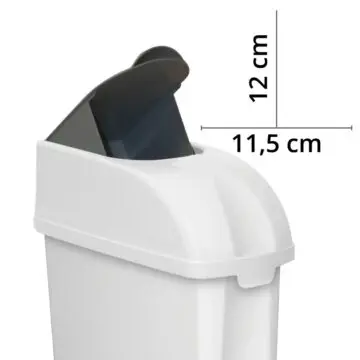 Koš za smeti TTS Elle 17L, s pedalko za damske vložke