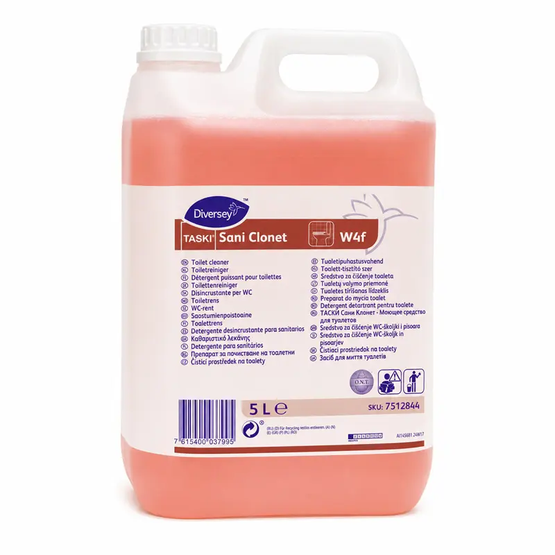 Čistilo za WC školjke Taski Sani Clonet 5L Diversey Čistilo za WC školjke Taski Sani Clonet 5L Diversey