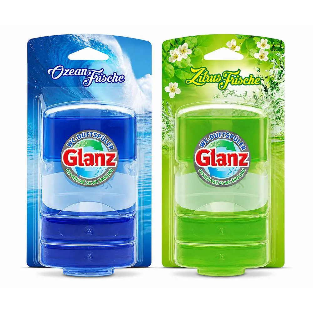 Obešanke za WC školjko Glanz 3x55ml Obešanke za WC školjko Glanz 3x55ml