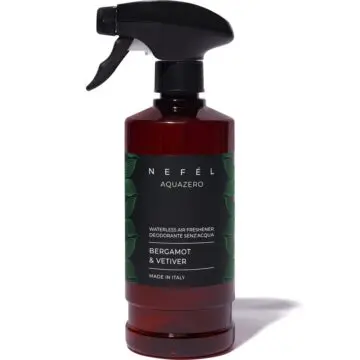Osvežilec zraka v razpršilu NEFEL Aquazero 480 ml bergamot & vetiver