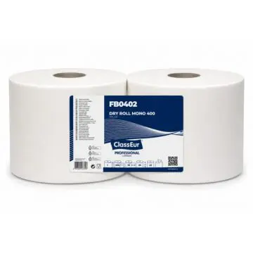 Papirnate brisače Airlaid ClassEur Dry Roll Mono 400
