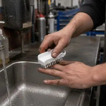 Ščetka za nohte bela krtača za industrijo