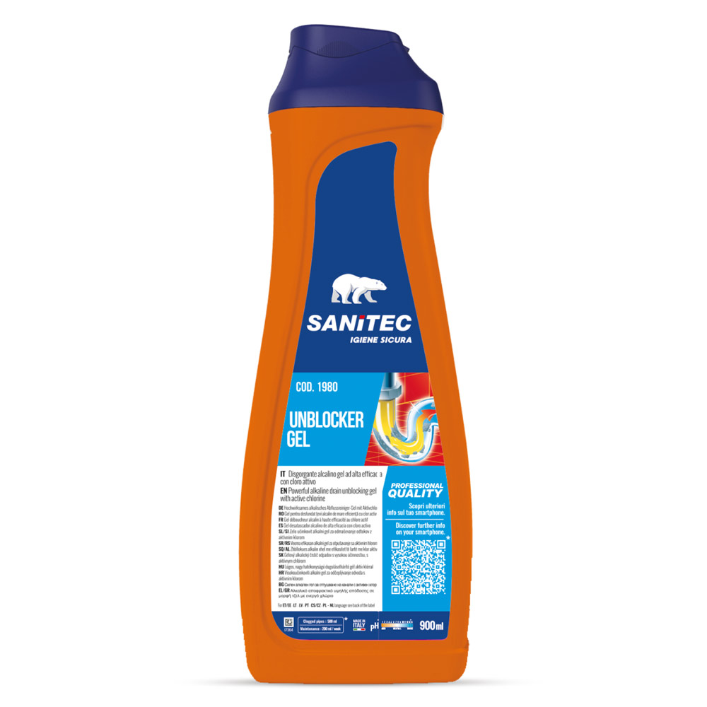 Čistilo za odtoke Sanitec Unblocker Gel 900ml Čistilo za odtoke Sanitec Unblocker Gel 900ml