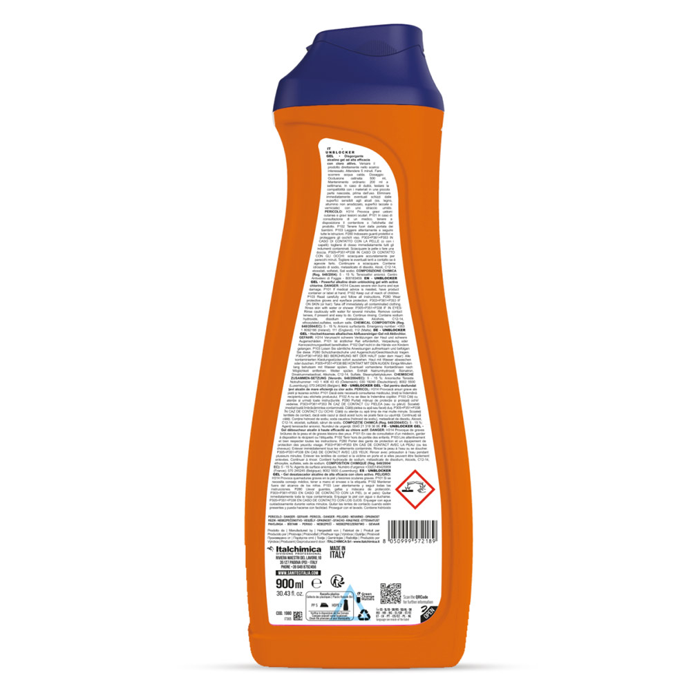 Čistilo za odtoke Sanitec Unblocker Gel 900ml Čistilo za odtoke Sanitec Unblocker Gel 900ml