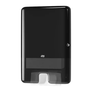 Podajalnik zloženih brisač Tork Elevation H2 veliki črni