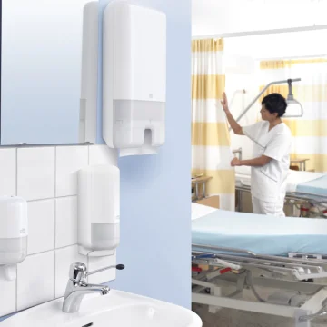 Podajalnik brisač zloženk Tork Elevation H2 veliki beli