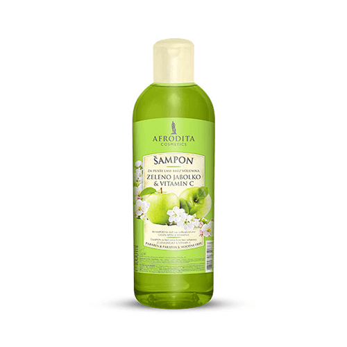 Afrodita Šampon za lase in telo - Zeleno jabolko in vitamin C