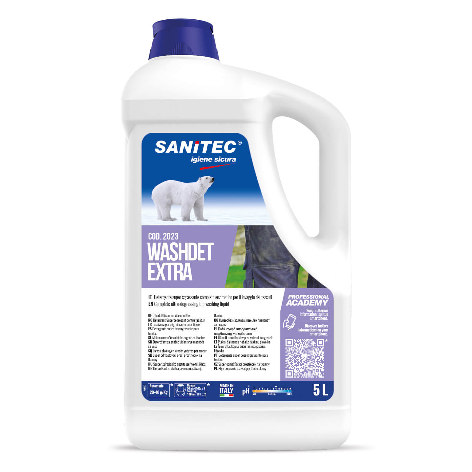 Sanitec Washdet Extra 5kg tekoci detergent za perilo