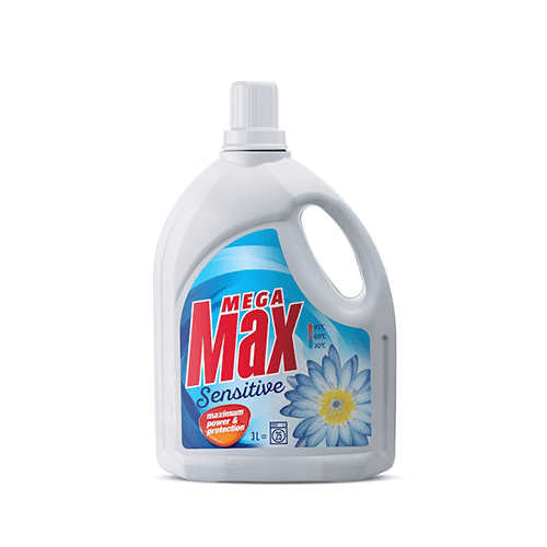Megamax Sensitive detergent za strojno in ročno pranje perila
