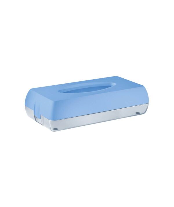 Podajalnik kozmetičnih robčkov Marplast Soft Touch svetlo modri