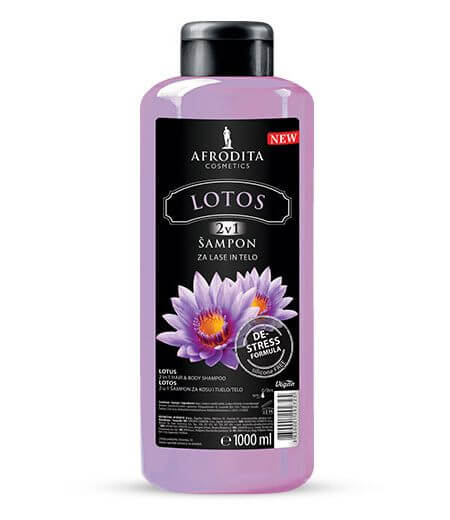 Šampon za lase in telo afrodita lotos 1000ml
