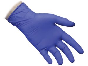 Rokavice nitril Reflexx N71, hipoalergenske, brez pudra, modre 100 kos
