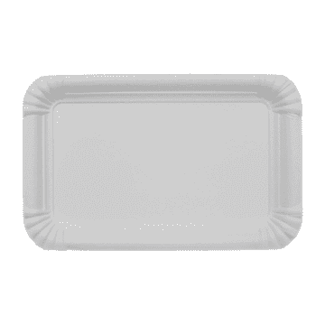 Papirnati krožniki, oglati beli