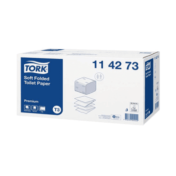 Toaletni papir lističi Tork Premium Soft folded toilet paper T3 114273