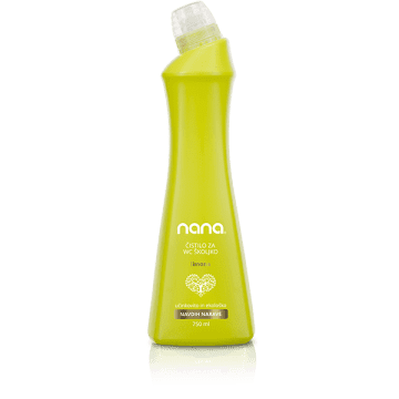Ekološko čistilo za WC školjke NANA ekološko 750ml limona