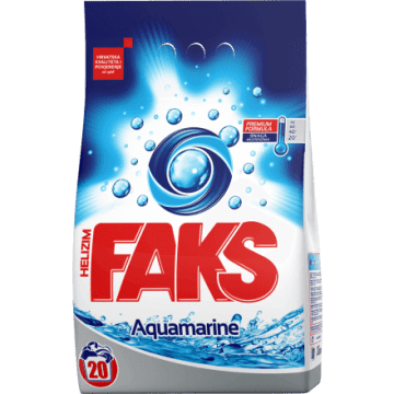 Pralni prašek Faks Aquamarine za perilo 9kg