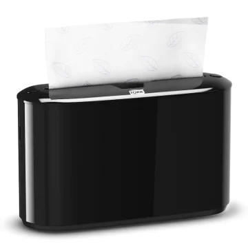 Namizni podajalnik brisač zloženk Tork Xpress Countertop H2 302028 črn