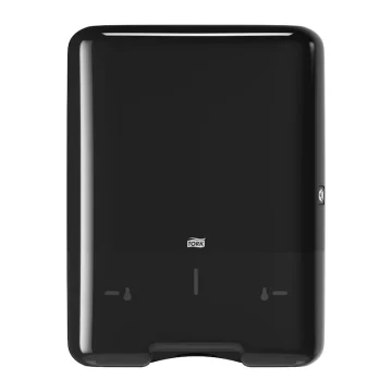 Podajalnik papirnatih brisač zloženk Tork Elevation H3 veliki črni