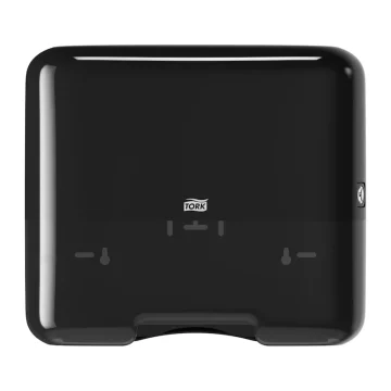 Podajalnik papirnatih brisač zloženk Tork Elevation H3 mini črni 553108