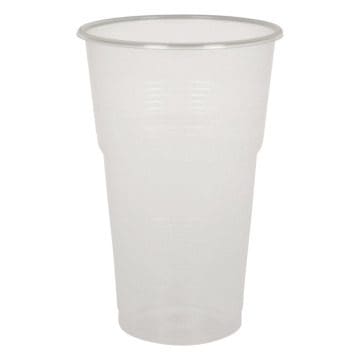 Kozarci plastični 500 ml, mehki prozorni