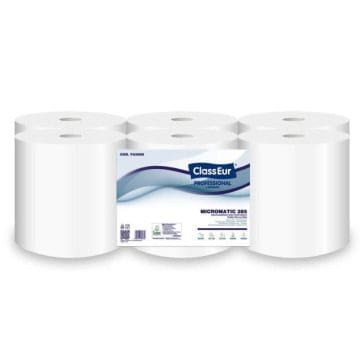 Papirnate brisače Autocut ClassEur Micromatic 285 enoslojne 6rol